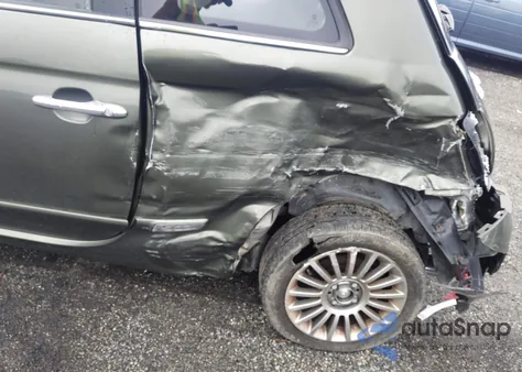 2012 Fiat 500 Lounge z USA, uszkodzony, nr VIN 3C3CFFCR5CT366556